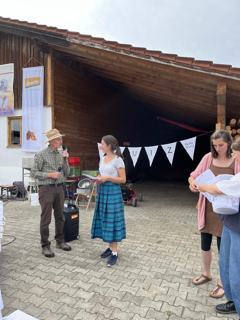 Demeter-Quiz auf dem Bio-Erlebnistag 2024