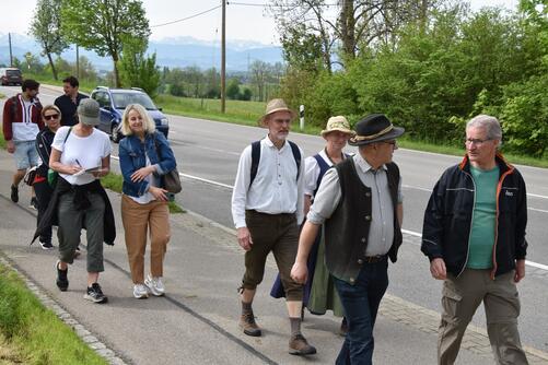 Wanderung zur Eröffnung des Demeter-Themenweges