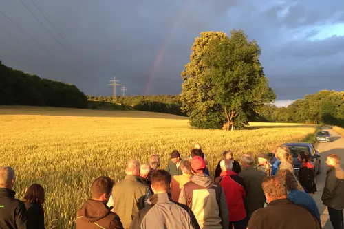 Exkursion unter dem Regenbogen