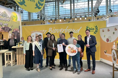 Verleihung des Preises Schönster Bio-Erlebnistag auf der Biofach