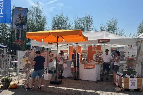 Infostand von Demeter Bayern 