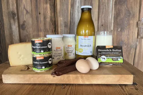 Frühstücksprodukte des Biohof Regis